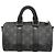 Bolsa Louis Vuitton Monogram Eclipse Reverse Keepall Bandoulière 25 Marrom Preto - vista 12
