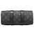 Bolsa Louis Vuitton Monogram Eclipse Reverse Keepall Bandoulière 25 Marrom Preto - vista 3