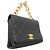 Bolsa de Ombro Chanel Matelassé com Corrente Preto - vista 2