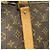 Borsa Louis Vuitton Brown Boston Monogram Keepall 50 Marrone - vista 12
