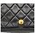 Bolsa de Ombro Chanel Diana Chain Preto - vista 10
