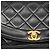 Bolsa de Ombro Chanel Diana Chain Preto - vista 8