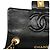 Bolso de hombro Chanel Mini Matelassé con cadena Negro - vista 12