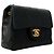 Bolso de hombro Chanel Mini Matelassé con cadena Negro - vista 2