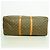 Sac Louis Vuitton Boston Monogram Keepall 60 Marron - vue 3