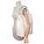 Hermès BORSA A MANO HERMES FOURRE TOUT VERTICAL IN tela CABAS BIANCO POCHETTE BAG - vista 3