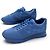 SCARPE LOUIS VUITTON SNEAKERS RUN AWAY 6 41 FR IN CANVAS DAMIER MESH BLU
