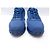 SCARPE LOUIS VUITTON SNEAKERS RUN AWAY 6 41 FR IN CANVAS DAMIER MESH BLU - vista 4