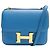Hermès BORSA A MANO HERMES CONSTANCE 18 MINI IN PELLE BLU ZANZIBAR H DORATA BORSA A TRACCOLLA