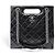 NEUE CHANEL CABAS BOY VERSCHLUSS HANDTASCHE AUS SCHWAREM STEPPLEDER TOTE BAG - Ansicht 2