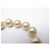 BRACCIALE VINTAGE CHANEL PERLE GRANDI CHIUSURA LOGO CC TIMELESS 1996 HUGE PEARLS D'oro - vista 12