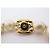 BRACCIALE VINTAGE CHANEL PERLE GRANDI CHIUSURA LOGO CC TIMELESS 1996 HUGE PEARLS D'oro - vista 4