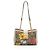Bolso Tote Small Gucci GG Supreme Flora Padlock Castaño Beige