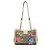 Bolso Tote Small Gucci GG Supreme Flora Padlock Castaño Beige - vista 3