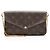 Louis Vuitton Monogram Canvas Felicie Pochette Castaño
