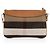 Clutch Burberry House Check Peyton Marrone Beige - vista 3