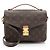 Louis Vuitton Monogram Canvas Pochette Metis Schultertasche Braun