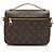 Louis Vuitton Monogram Canvas Pochette Metis Schultertasche Braun - Ansicht 3