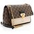Bolso de hombro Louis Vuitton Damier Ebene Vavin PM Castaño Beige - vista 2