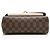 Bolso de hombro Louis Vuitton Damier Ebene Vavin PM Castaño Beige - vista 4