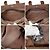 Hermès Hermes Herline Vintage Stoff-Schultertasche Braun - Ansicht 5