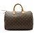Louis Vuitton Vintage Cloth Handtasche Speedy Braun - Ansicht 2