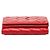 Portafoglio compatto tri-fold Intrecciato Bottega Veneta Rosso - vista 3