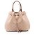 Louis Vuitton Mahina Leather Girolata Tote Pink