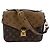 Louis Vuitton Metis Schultertasche aus Canvas Braun