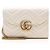 Gucci Portefeuille porté épaule GG Marmont en cuir matelassé Blanc