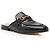 Mules Princetown in pelle Gucci - Size 7 / 37 Nero