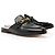 Mules Princetown in pelle Gucci - Size 7 / 37 Nero - vista 2