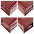 Tote Sac cabas Prada en cuir verni Rouge - vue 4