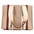 Chloé Woody Tote aus Canvas und Leder Medium Braun