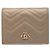 Portafoglio compatto bifold Gucci GG Marmont 466492 Marrone Beige