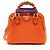 Gucci Cuir Leather Bamboo Diana Dome Mini Satchel Naranja