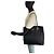Sac Tote Prada Tessuto avec logo triangle Noir - vue 7