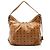 Sac Hobo MCM Visetos Marron Cuir - vue 3