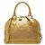 Louis Vuitton Alma BB Vernis Lackleder Handtasche Braun Beige