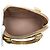 Louis Vuitton Alma BB Vernis Lackleder Handtasche Braun Beige - Ansicht 9