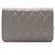 Chanel Boy Wallet on Chain en piel de becerro granulada Gris - vista 3
