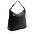 Borsa Hobo Gucci in pelle con ciondolo G intrecciata Nero - vista 2