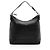 Borsa Hobo Gucci in pelle con ciondolo G intrecciata Nero - vista 3