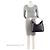 Borsa Hobo Gucci in pelle con ciondolo G intrecciata Nero - vista 5