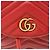 Gucci GG Marmont Mini-Rucksack aus gestepptem Leder Rot - Ansicht 8