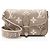 Louis Vuitton Diane Schultertasche aus Giant Monogram Empreinte Bicolor Braun Beige