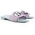 Sandali slide Gucci in camoscio con G intrecciata traforata - Size 7 / 37 Blu - vista 2