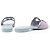Sandali slide Gucci in camoscio con G intrecciata traforata - Size 7 / 37 Blu - vista 3