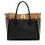 mala Louis Vuitton On My Side MM em couro de bezerro e canvas Monogram Preto