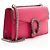 Bolsa de Ombro Dionysus Medium em Couro e Cristais Gucci Rosa - vista 2